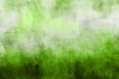 Dekoratif doku. Yeşil suluboya arka plan