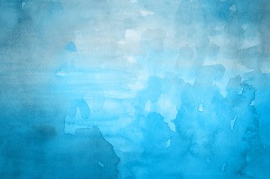  Dekoratif mavi doku. Soyut suluboya arka plan.