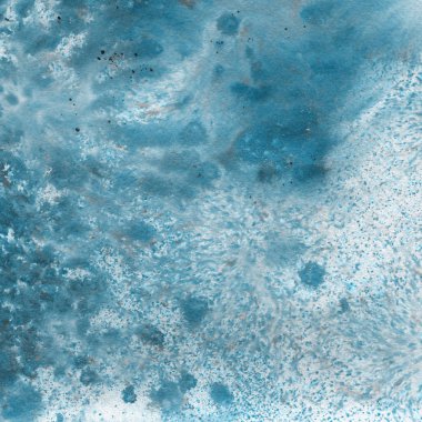 Soyut mavi suluboya arka plan dekoratif doku