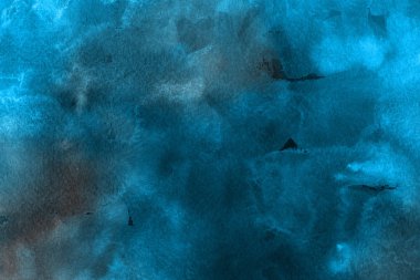  Dekoratif mavi doku. Soyut suluboya arka plan.