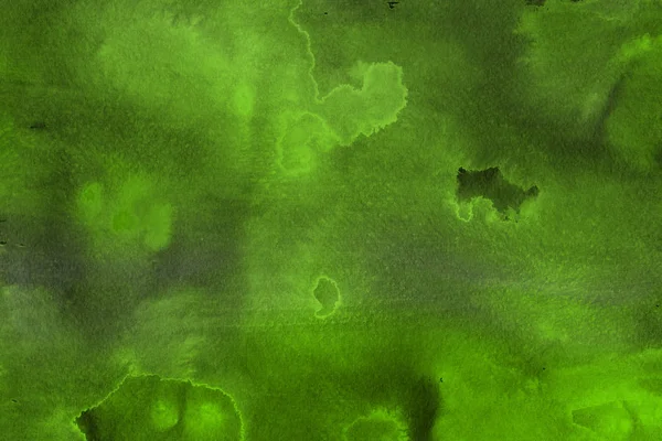 Decorative Green Texture Abstract Watercolors Background — Stock Photo, Image