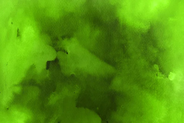 装飾的な質感 抽象的な緑水彩背景 — ストック写真