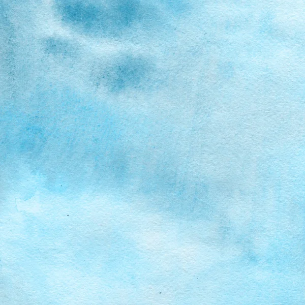 Abstrato Fundo Aquarela Azul Textura Decorativa — Fotografia de Stock