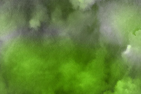 Абстрактний Зелений Акварельний Фон Декоративна Текстура Візерунок — стокове фото