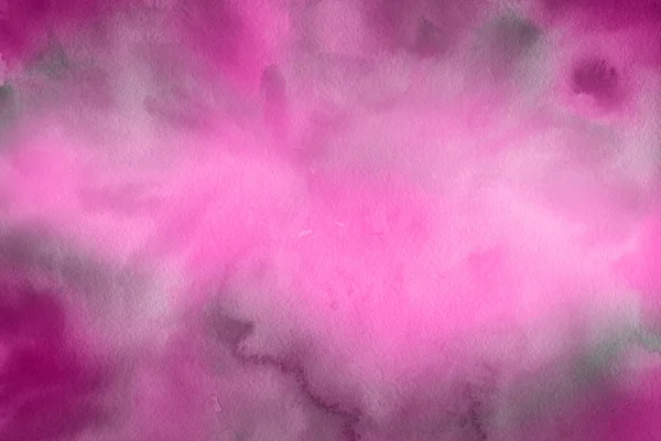 水彩の装飾的な質感 明るいピンクの抽象的な背景 — ストック写真