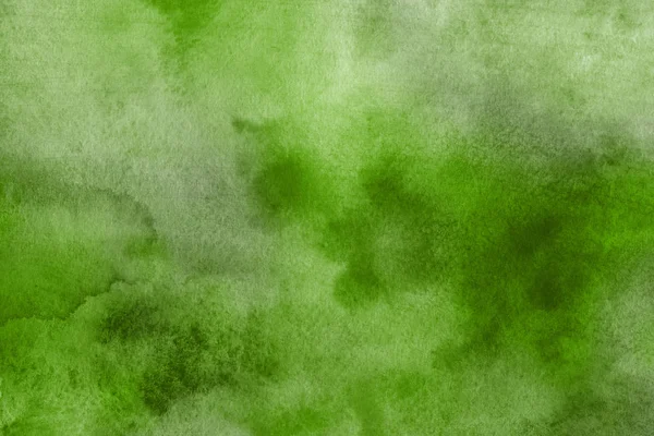 Abstrait Fond Aquarelle Vert Texture Décorative — Photo