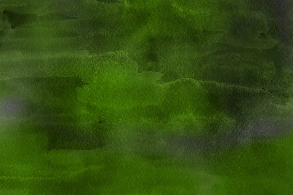 Textura Decorativa Abstrato Fundo Aquarela Verde — Fotografia de Stock