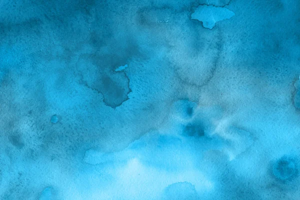 Dekorative Blaue Textur Abstrakte Aquarelle Hintergrund — Stockfoto