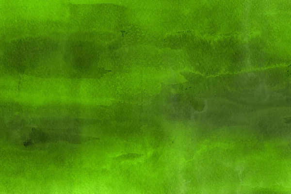 Fondo Acuarelas Verde Abstracto Textura Decorativa — Foto de Stock