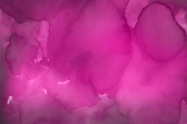 Texture Décorative Aquarelle Abstrait Fond Rose Vif — Photo