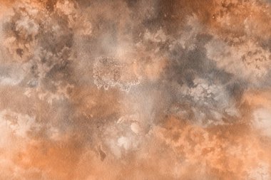 Suluboya kahverengi dekoratif doku. Arka plan