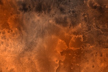 Sulu boya dekoratif doku. Kahverengi arka plan