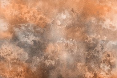 Suluboya kahverengi dekoratif doku. Arka plan