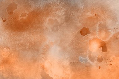 Sulu boya dekoratif doku. Kahverengi arka plan