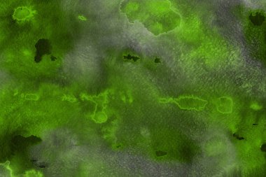 Dekoratif doku. Yeşil suluboya arka plan