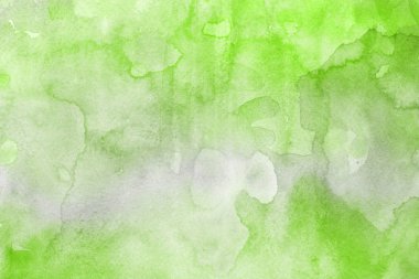 Dekoratif yeşil doku. Soyut suluboya arka plan