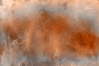 Suluboya kahverengi dekoratif doku. Arka plan