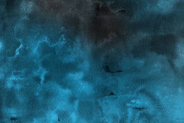  Dekoratif doku. Soyut mavi suluboya arka plan.