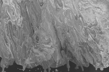 Gri arka plan, boya dekoratif doku karıştırın.