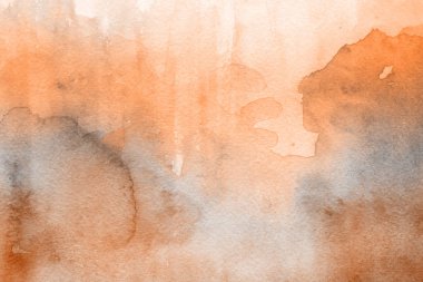 Sulu boya dekoratif doku. Kahverengi arka plan