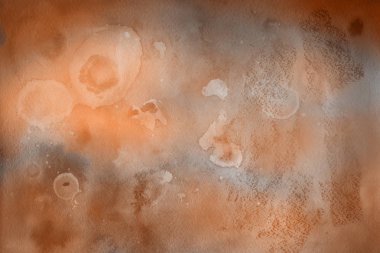 Suluboya kahverengi dekoratif doku. Arka plan