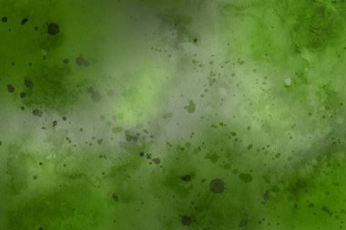 Soyut yeşil suluboya arka plan. Dekoratif doku. 