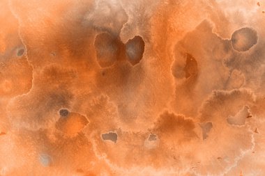 Sulu boya dekoratif doku. Kahverengi arka plan