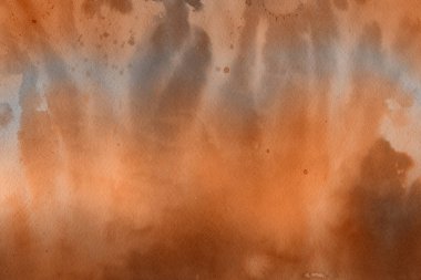 Suluboya kahverengi dekoratif doku. Arka plan