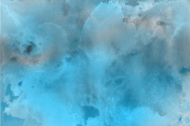 Soyut mavi suluboya arka plan. Dekoratif doku. 