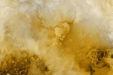  Dekoratif doku. Soyut kahverengi suluboya arka plan.