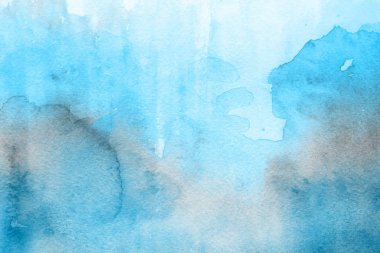  Dekoratif mavi doku. Soyut suluboya arka plan.