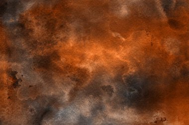 Sulu boya dekoratif doku. Kahverengi arka plan