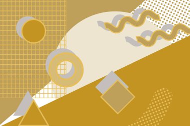 farklı geometrik desen, arka plan-illüstrasyon 