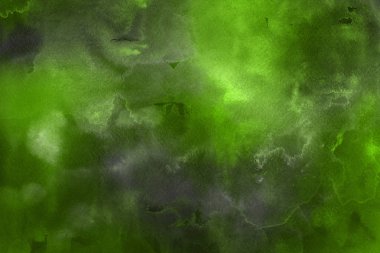 Dekoratif doku. Yeşil suluboya arka plan