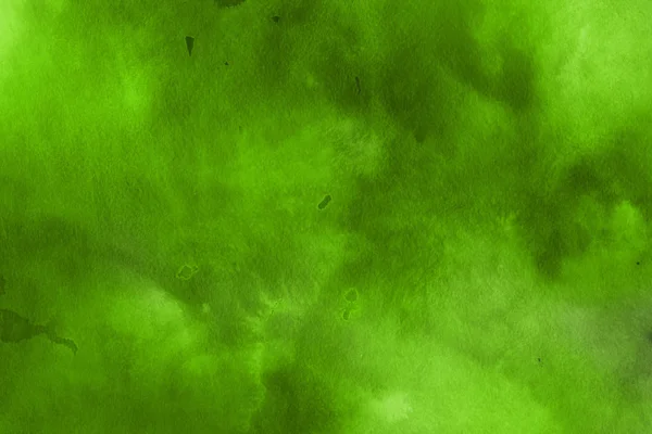 Textura Verde Decorativa Aquarelas Abstratas Fundo — Fotografia de Stock