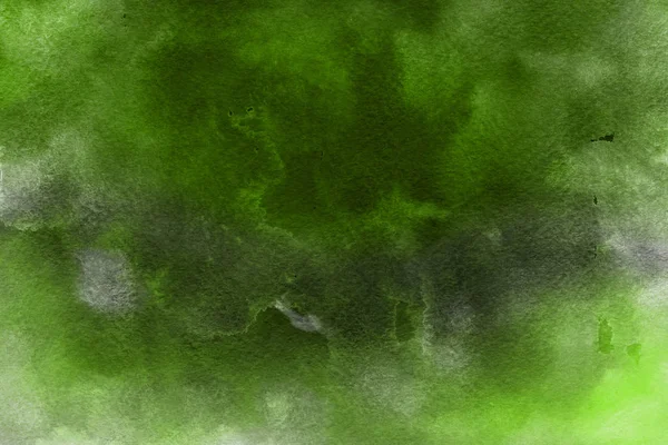 Абстрактний Зелений Акварельний Фон Декоративна Текстура — стокове фото