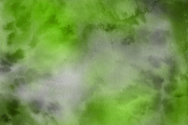 Abstrakte Grüne Aquarell Hintergrund Dekorative Textur Muster — Stockfoto