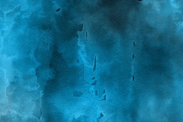 装飾的な質感 抽象的な青い水彩画背景 — ストック写真