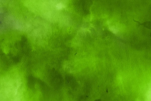 Декоративная Зеленая Текстура Абстрактный Акварельный Фон — стоковое фото