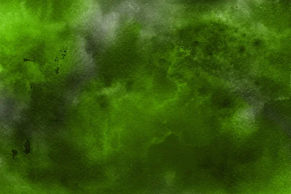 Textura Decorativa Abstrato Fundo Aquarela Verde — Fotografia de Stock