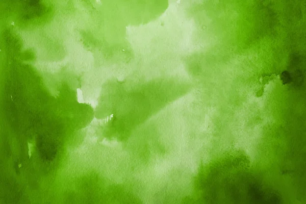 Fondo Acuarelas Verde Abstracto Textura Decorativa —  Fotos de Stock