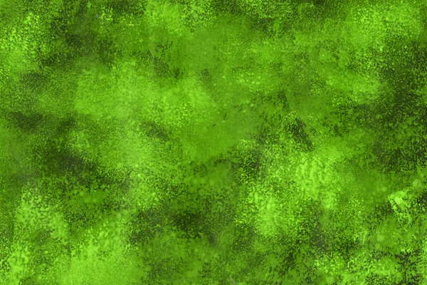 Fundo Verde Abstrato Tintas Misturam Textura Decorativa — Fotografia de Stock