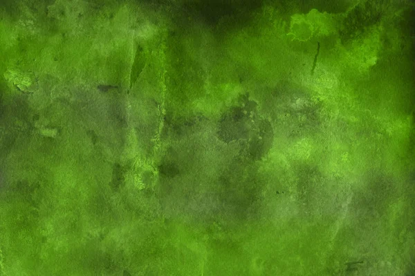 Textura Verde Decorativa Aquarelas Abstratas Fundo — Fotografia de Stock