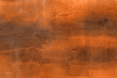 Sulu boya dekoratif doku. Kahverengi arka plan