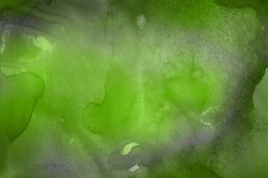 Soyut yeşil suluboya arka plan. Dekoratif doku. 