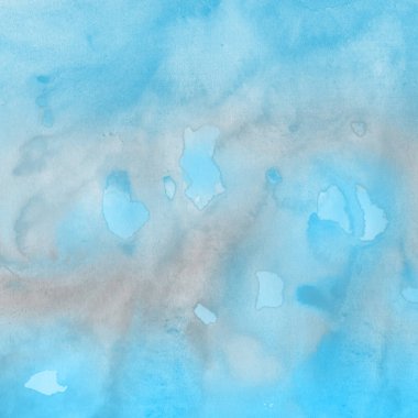 Soyut mavi suluboya arka plan dekoratif doku