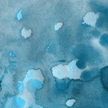 Soyut mavi suluboya arka plan dekoratif doku