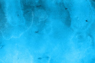  Dekoratif doku. Soyut mavi suluboya arka plan.