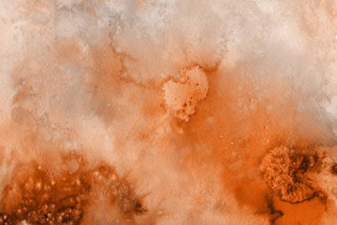 Suluboya kahverengi dekoratif doku. Arka plan