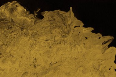 Soyut kahverengi arkaplan, boyalar dekoratif dokuyu karıştırır